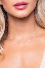 Rainfall Lou Necklace Silver