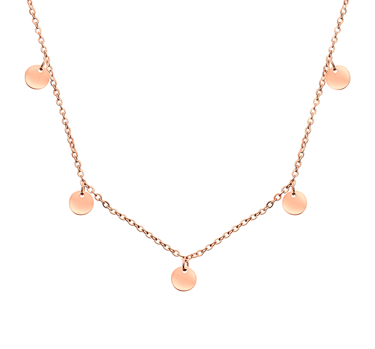 Iconic Iris Necklace 18k Rose Gold Plated