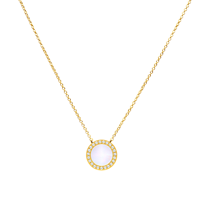 Shell Necklace Myra 18k Gold Plated