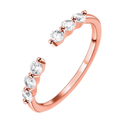 Ona Ring 18k Rose Gold Plated
