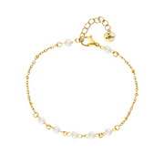 Pearl Evy Bracelet 18k Gold Plated