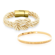 Dolce Vita Classic Gold & Bangle Beauty Bracelets Gold Set