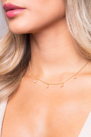 Rainfall Lou Necklace 18k Gold Plated