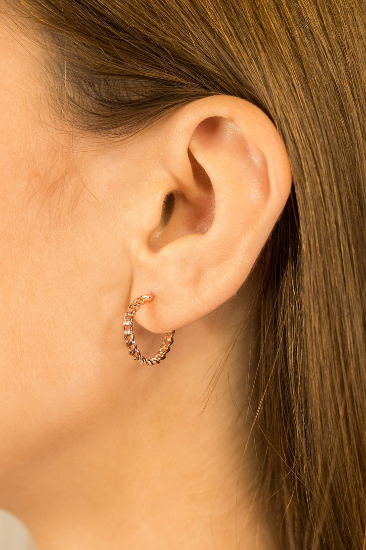 Joy Rosy Earrings 18k Rose Gold Plated