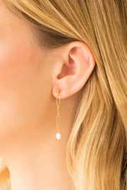 Pearl Loralie Earrings 18k Gold Plated