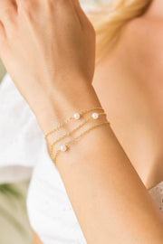 Pearl Elea Bracelet 18k Gold Plated