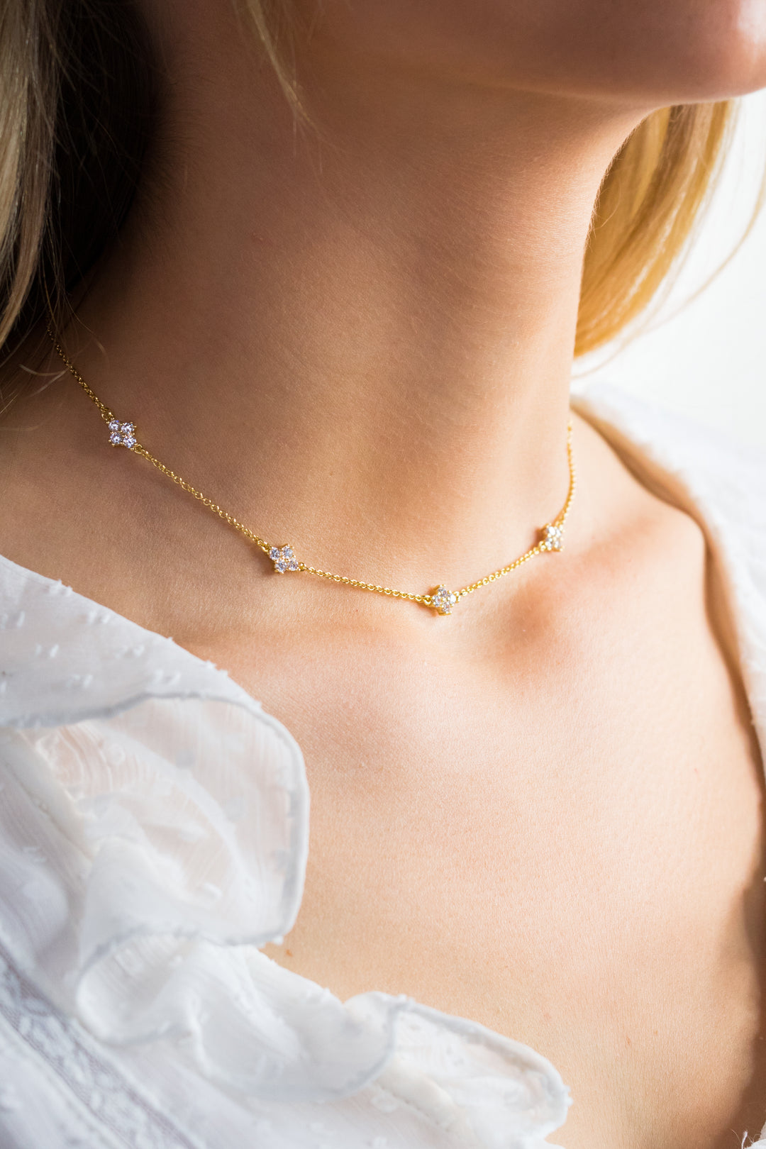【新品】CDL Eternity Neckless crystal haze Eternity Necklace - Gold Free Shipping | Jewelry