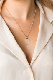 Breast Necklace 18k Rose Gold Plated