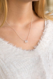 Eternity Savannah Necklace Silver
