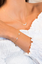 Eternity Cleo Bracelet 18k Rose Gold Plated