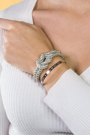 Dolce Vita Classic & Bangle Beauty Bracelets Silver Set
