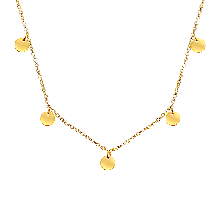 Iconic Iris Necklace 18k Gold Plated