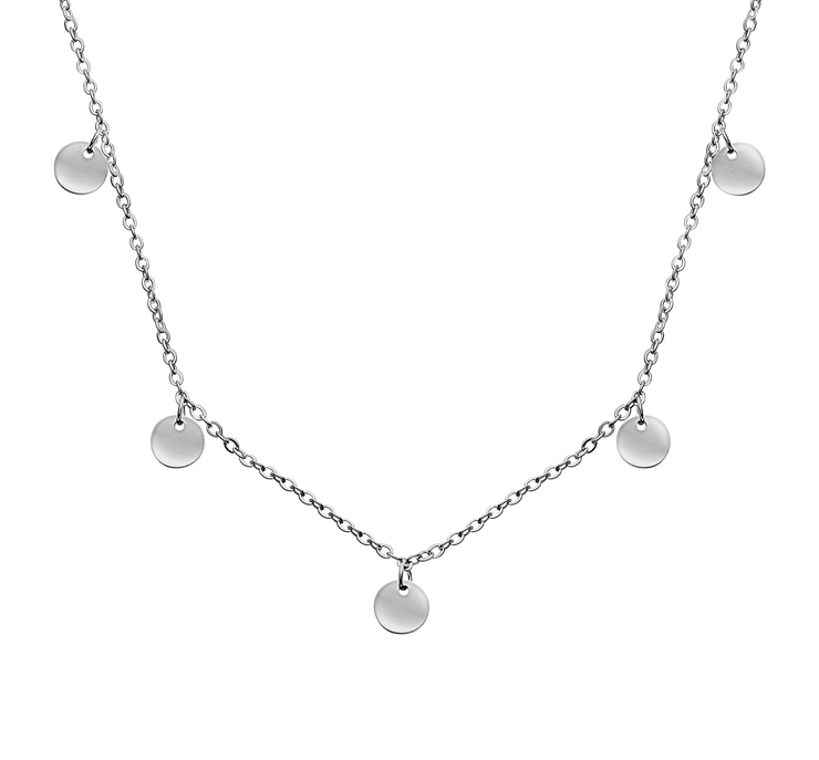 Iconic Iris Necklace Silver