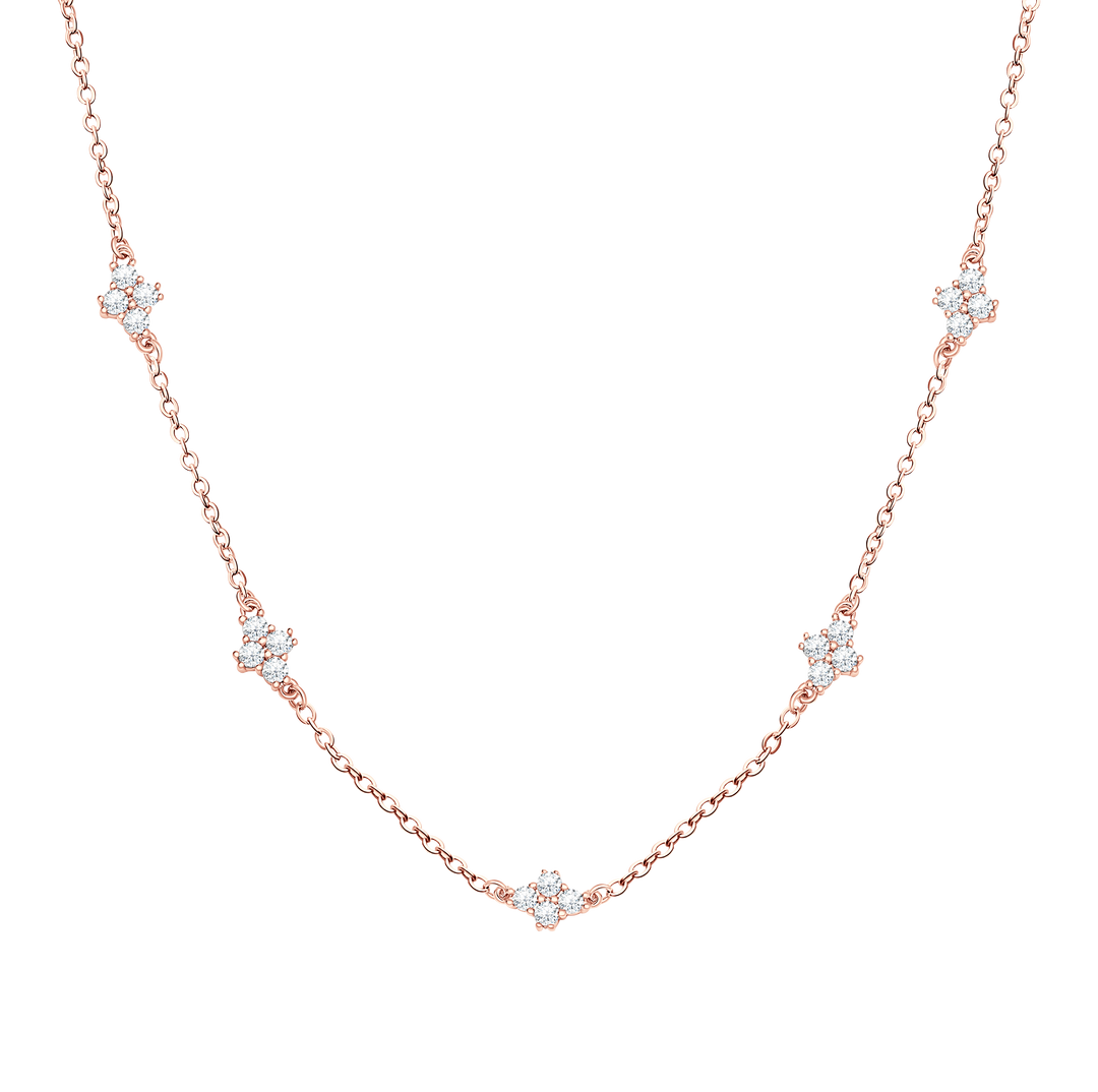 Leo Mazzotti | Necklace Eternity Clover | Rose Gold – LeoMazzotti