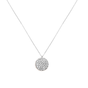 Simplicity Jade Necklace Silver