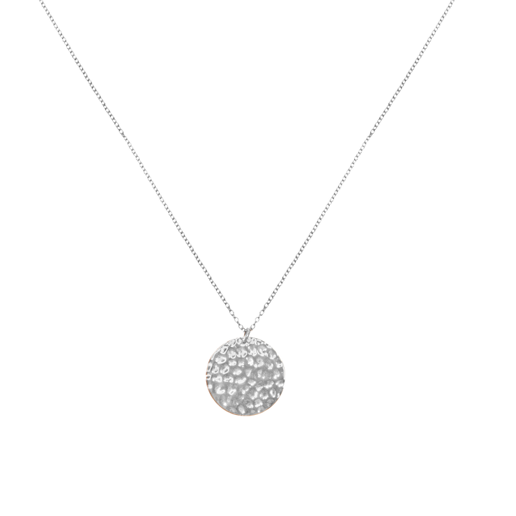 Simplicity Jade Necklace Silver