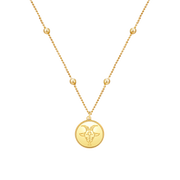 Zodiac Astra Aries Necklace 18K Gold Plated
