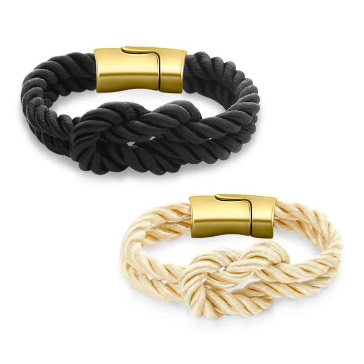 Dolce Vita Classic Gold & Dolce Vita Classic Black Bracelets Set