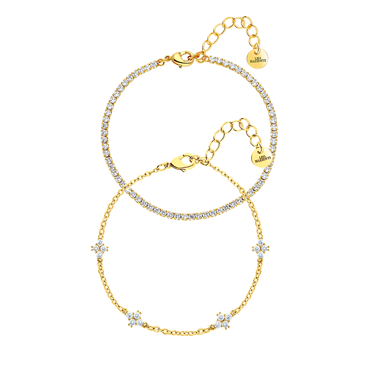 Olha & Cleo Bracelets Gold Set