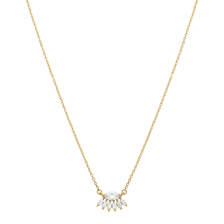 Eternity Savannah Necklace 18k Gold Plated