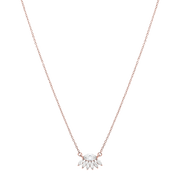 Eternity Savannah Necklace 18k Rose Gold Plated