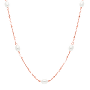 Pearl Davia Necklace 18k Rose Gold Plated