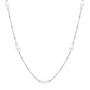 Pearl Davia Necklace Silver