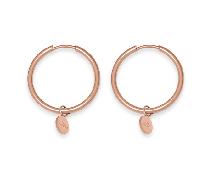 Iconic Muse Earrings 18k Rose Gold Plated