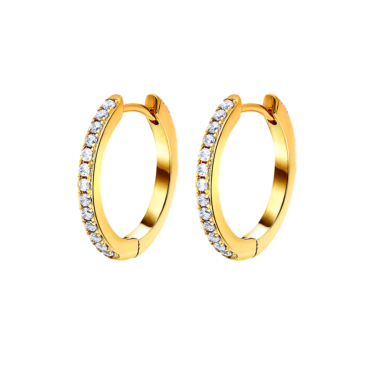 Eternity Elsie Earrings 18k Gold Plated